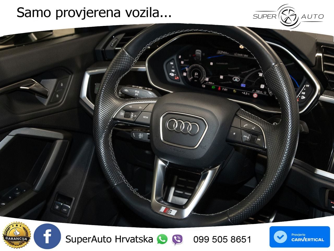 Audi Q3 Sportback 45 TFSIe (245 KS) S tronic S line LED+GR SJED+ACC