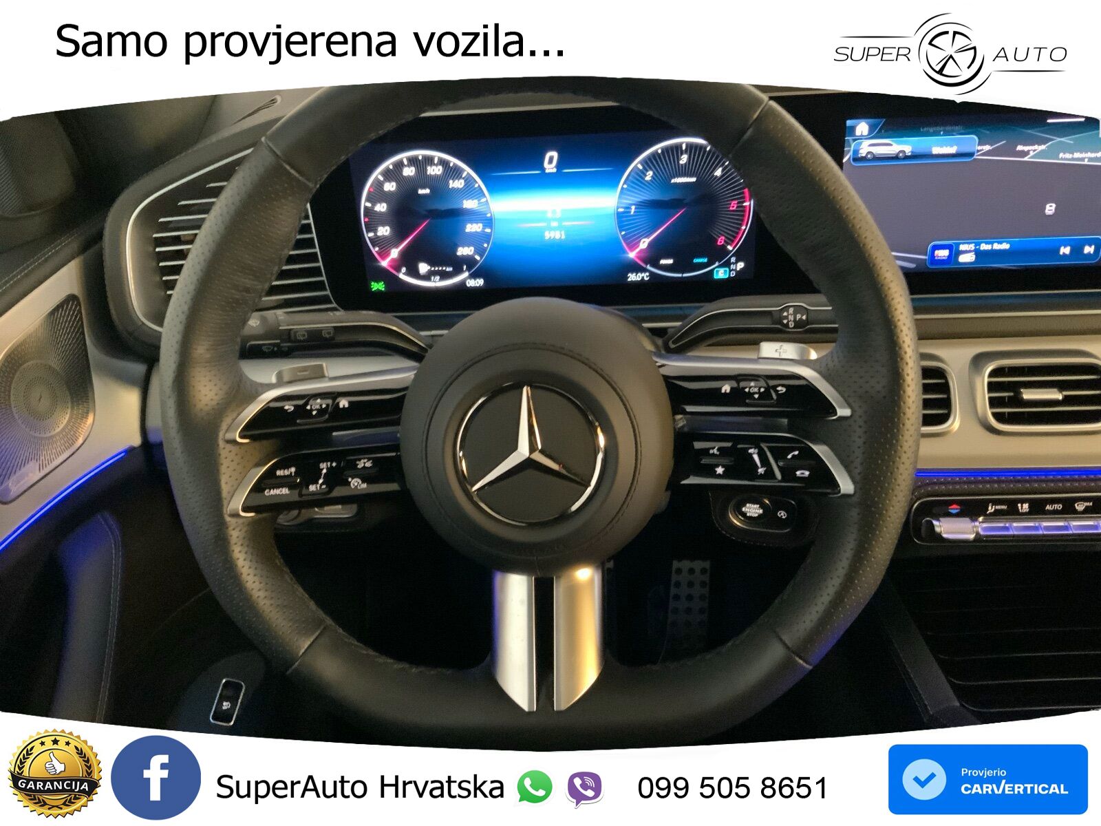 Mercedes-Benz GLS GLS 450d EQ Boost 4MATIC 9G-TRONIC AMG ZRAČNI+ACC+GR SJED+KAM+PANO