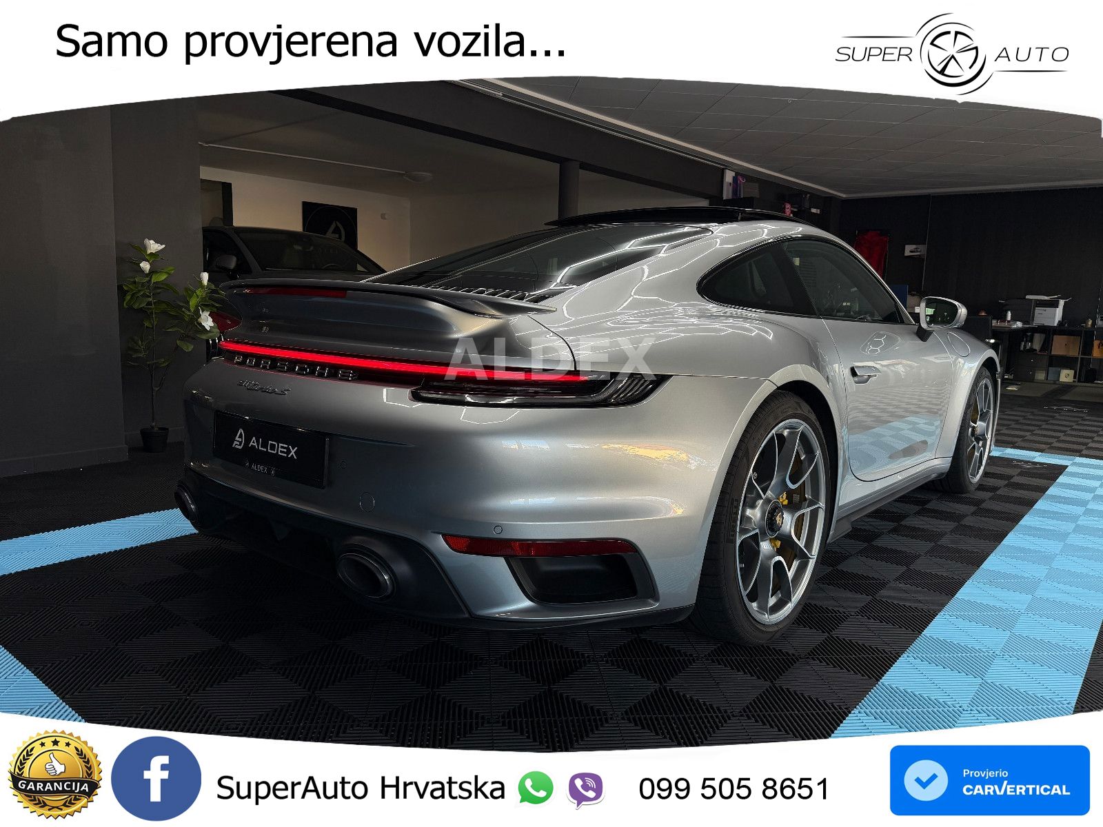 Porsche 911 Turbo S 3.8 (650 KS) PDK ZRAČNI+ACC+GR SJED+360+PANO