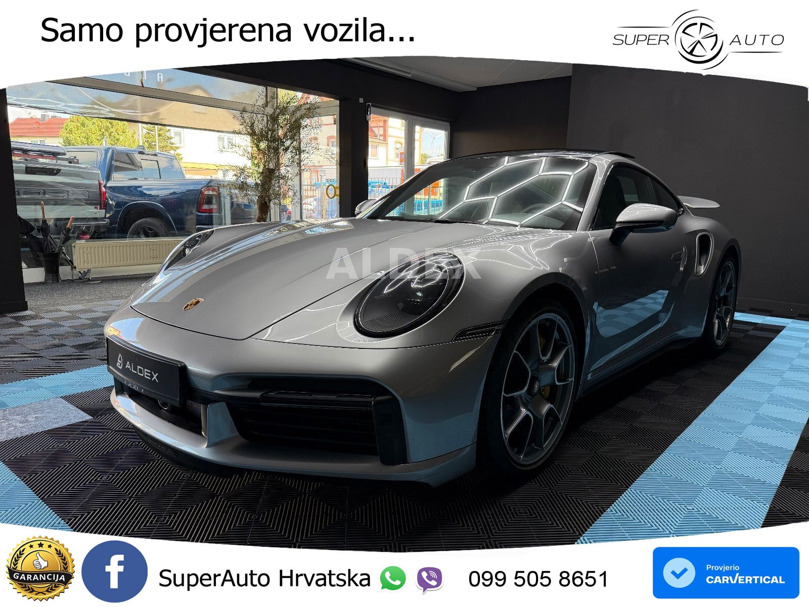 Porsche 911 Turbo S 3.8 (650 KS) PDK ZRAČNI+ACC+GR SJED+360+PANO