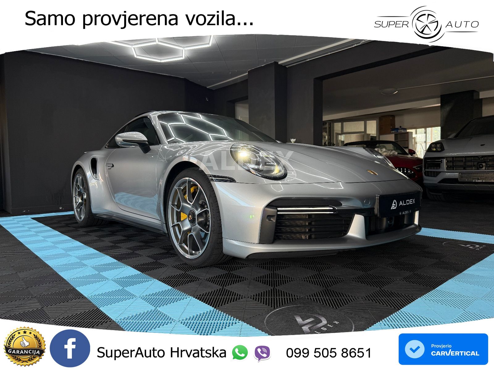 Porsche 911 Turbo S 3.8 (650 KS) PDK ZRAČNI+ACC+GR SJED+360+PANO