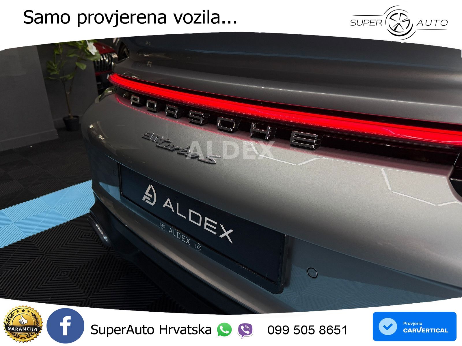 Porsche 911 Turbo S 3.8 (650 KS) PDK ZRAČNI+ACC+GR SJED+360+PANO