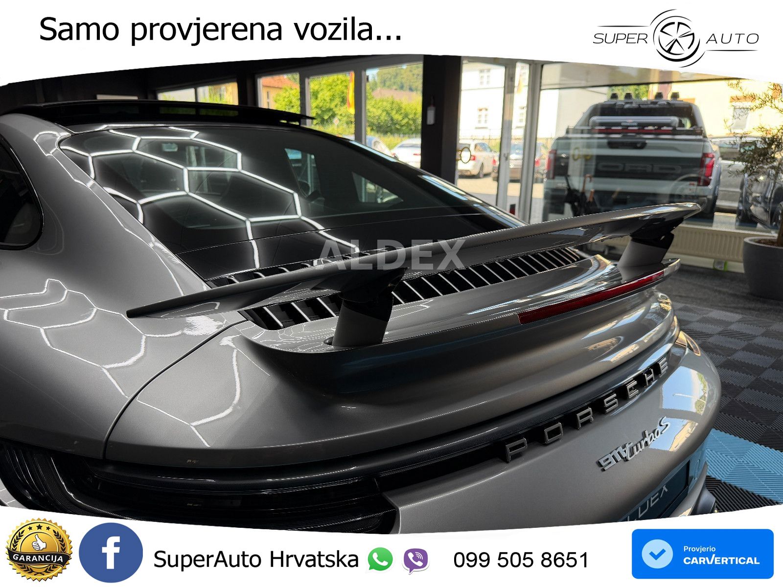 Porsche 911 Turbo S 3.8 (650 KS) PDK ZRAČNI+ACC+GR SJED+360+PANO