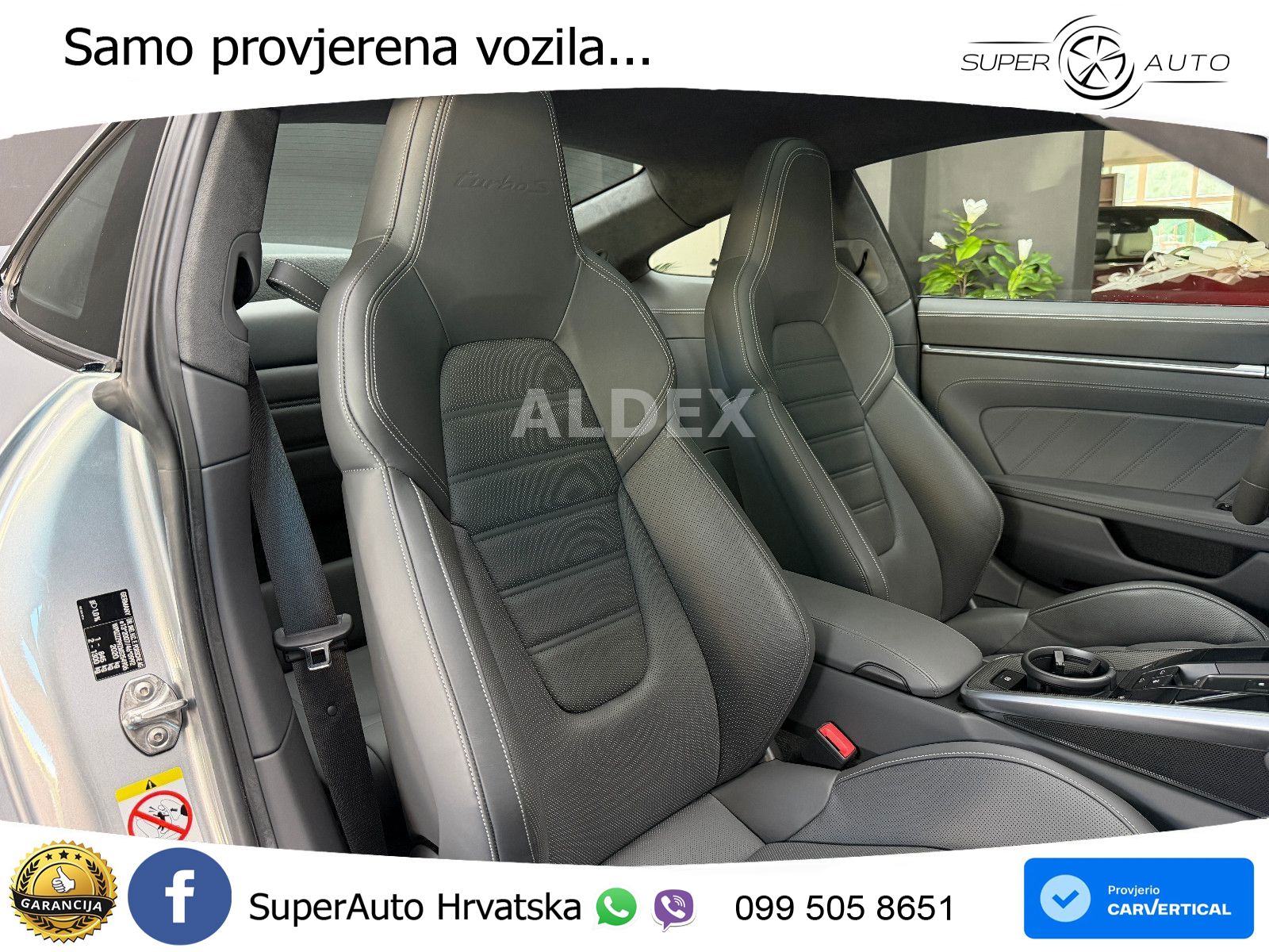 Porsche 911 Turbo S 3.8 (650 KS) PDK ZRAČNI+ACC+GR SJED+360+PANO