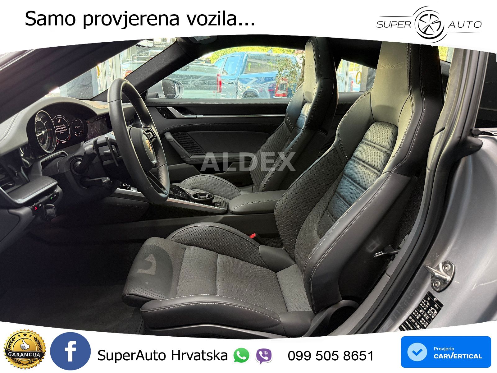 Porsche 911 Turbo S 3.8 (650 KS) PDK ZRAČNI+ACC+GR SJED+360+PANO