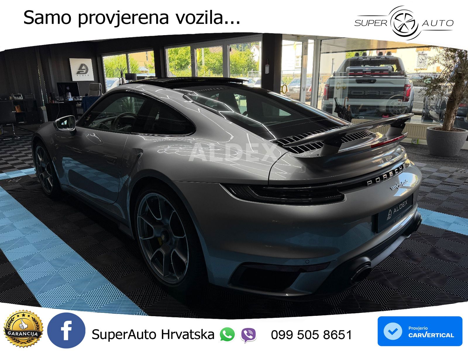 Porsche 911 Turbo S 3.8 (650 KS) PDK ZRAČNI+ACC+GR SJED+360+PANO