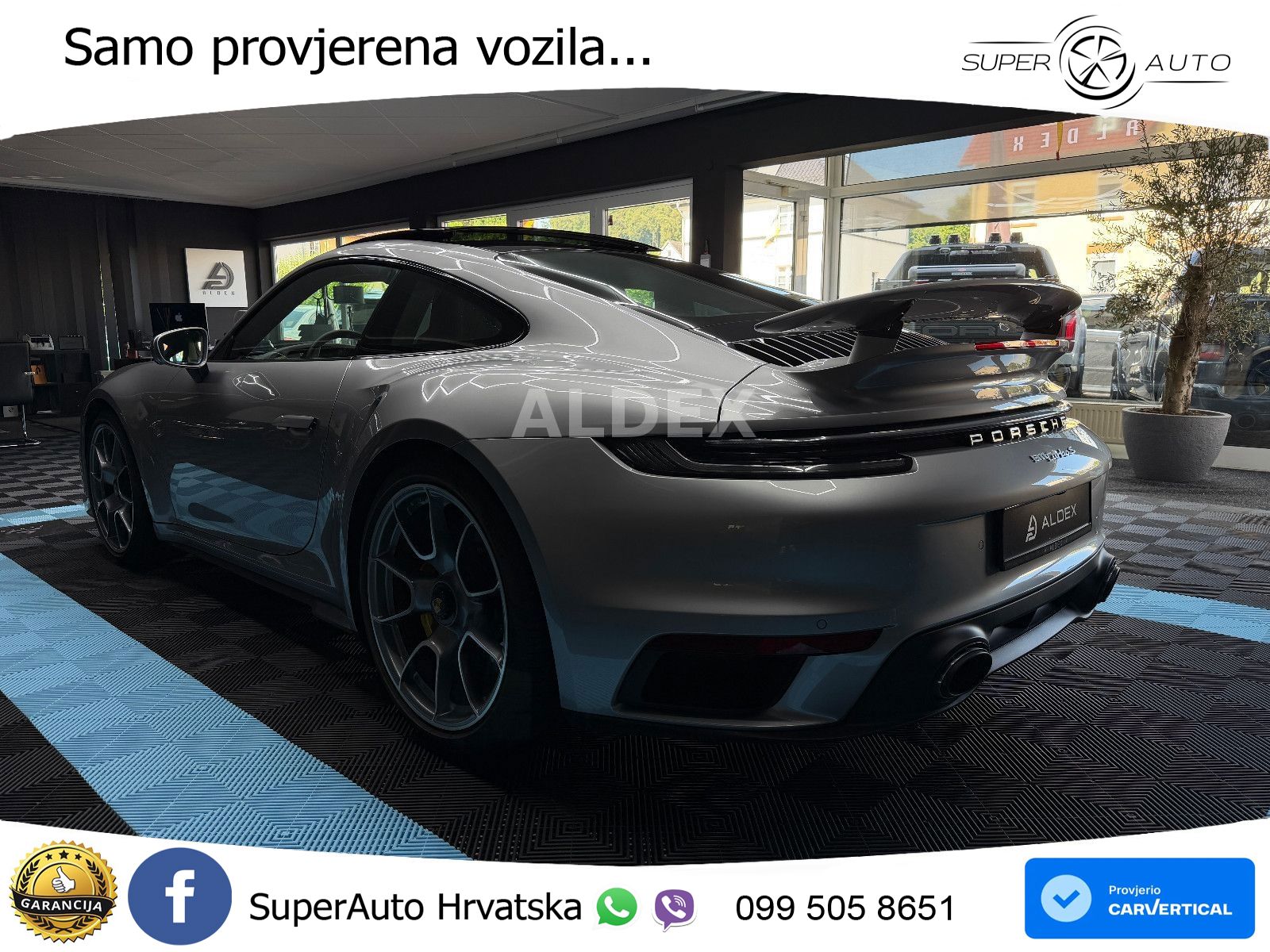 Porsche 911 Turbo S 3.8 (650 KS) PDK ZRAČNI+ACC+GR SJED+360+PANO