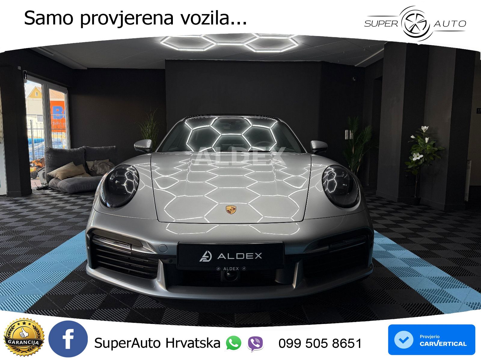 Porsche 911 Turbo S 3.8 (650 KS) PDK ZRAČNI+ACC+GR SJED+360+PANO