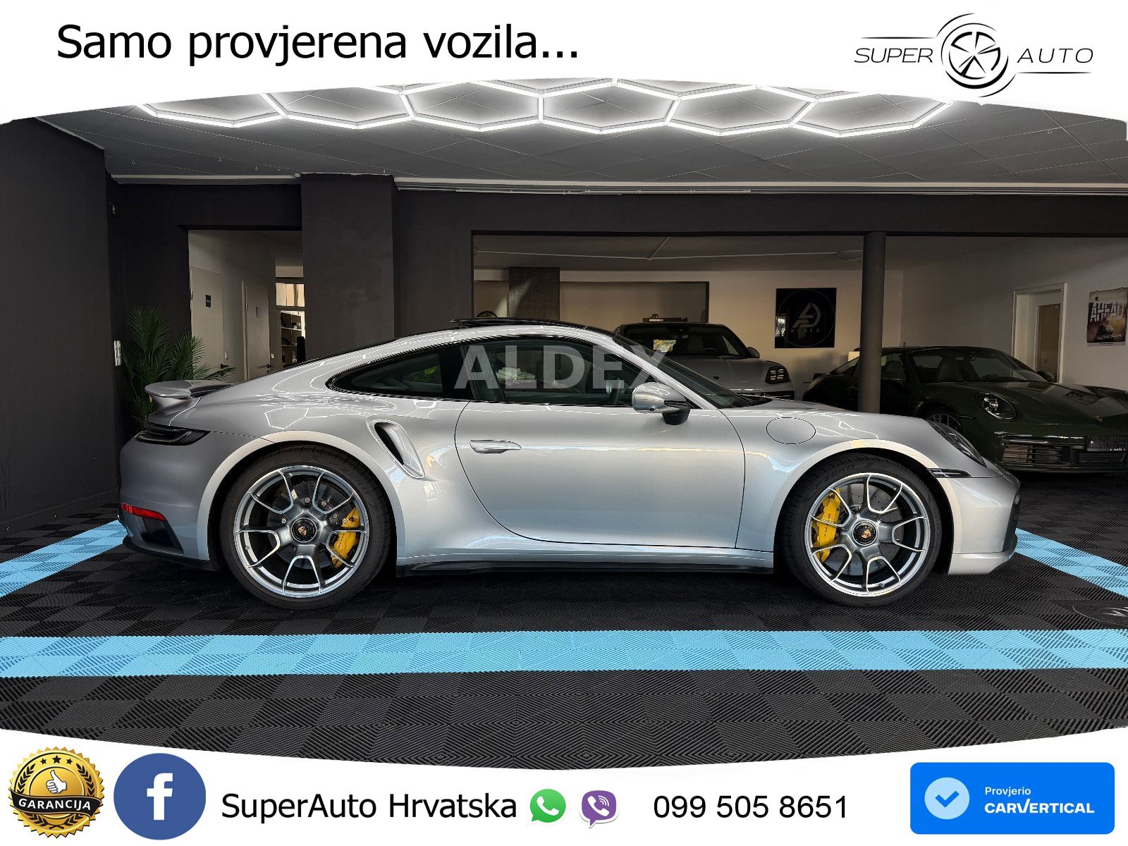 Porsche 911 Turbo S 3.8 (650 KS) PDK ZRAČNI+ACC+GR SJED+360+PANO