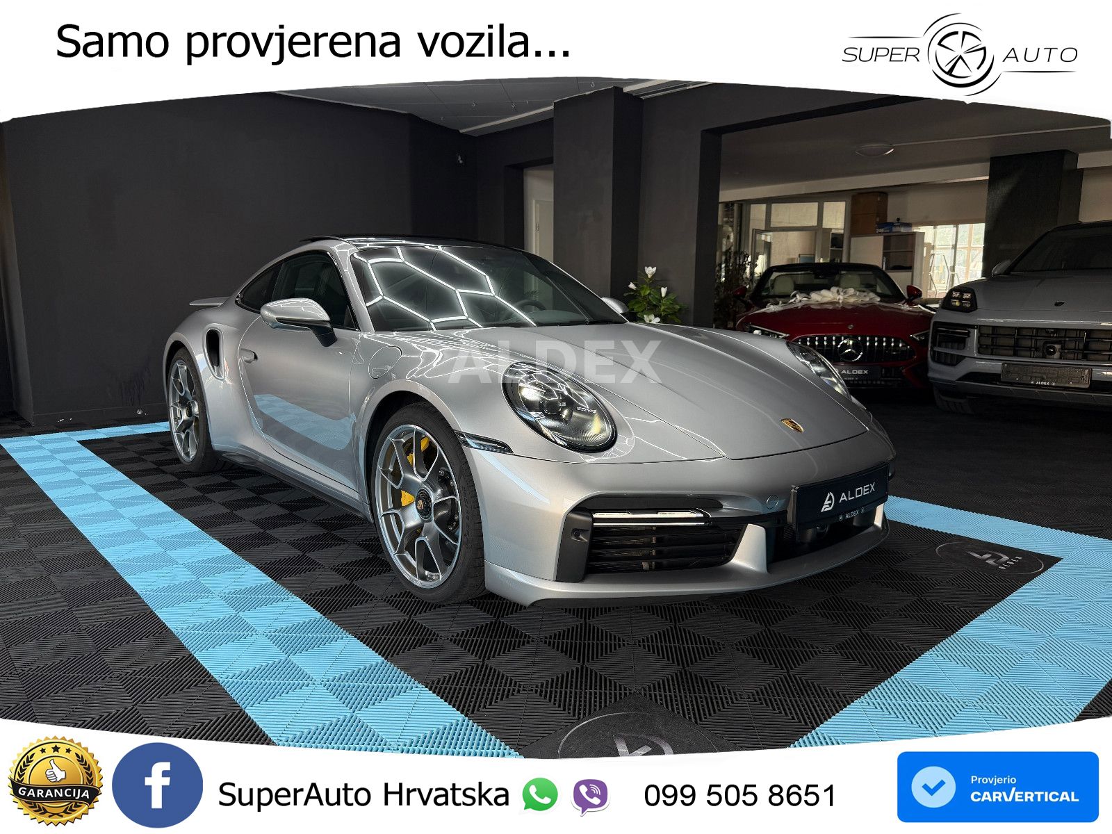 Porsche 911 Turbo S 3.8 (650 KS) PDK ZRAČNI+ACC+GR SJED+360+PANO