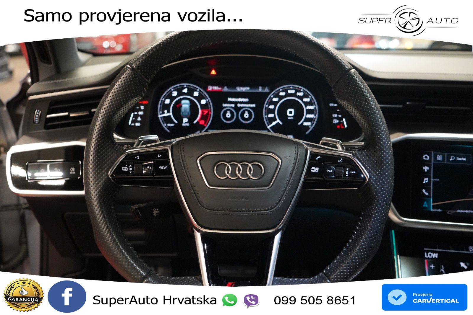 Audi RS6 Avant 4.0 TFSI V8 (600 KS) quattro Tiptronic ZRAČNI+ACC+GR SJED+KAM