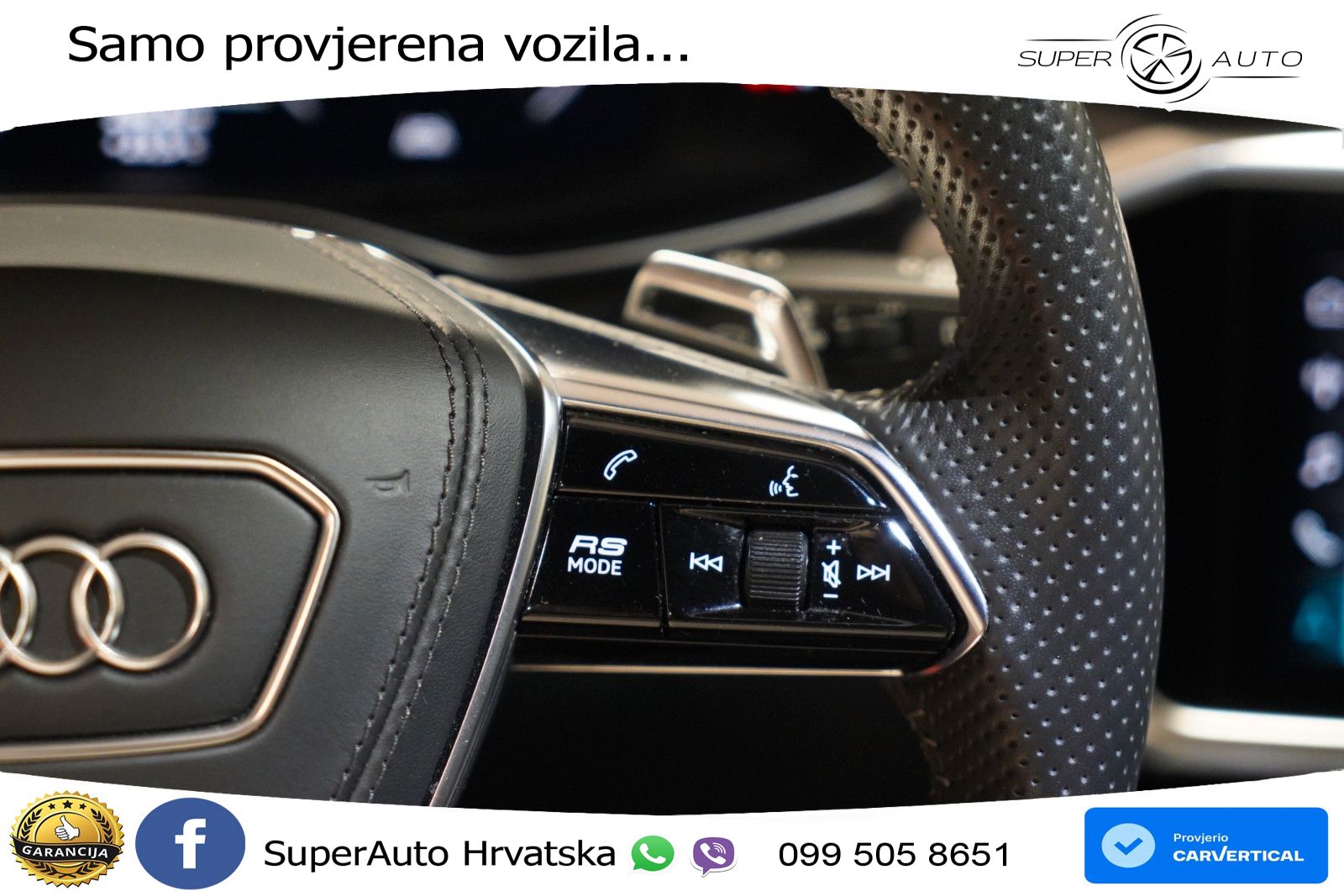 Audi RS6 Avant 4.0 TFSI V8 (600 KS) quattro Tiptronic ZRAČNI+ACC+GR SJED+KAM