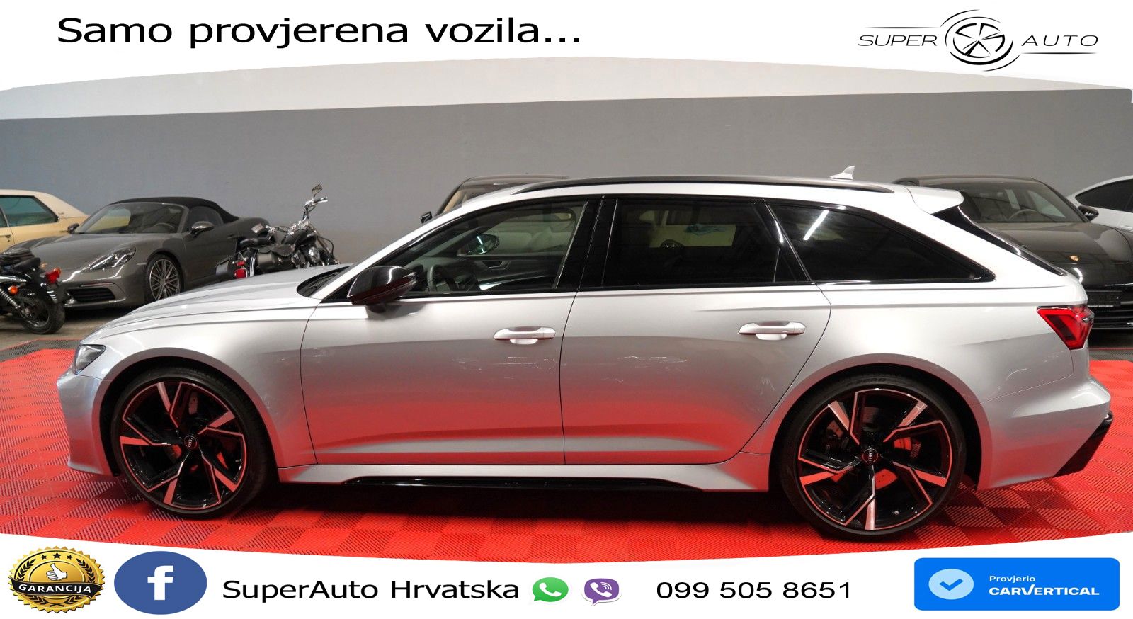 Audi RS6 Avant 4.0 TFSI V8 (600 KS) quattro Tiptronic ZRAČNI+ACC+GR SJED+KAM