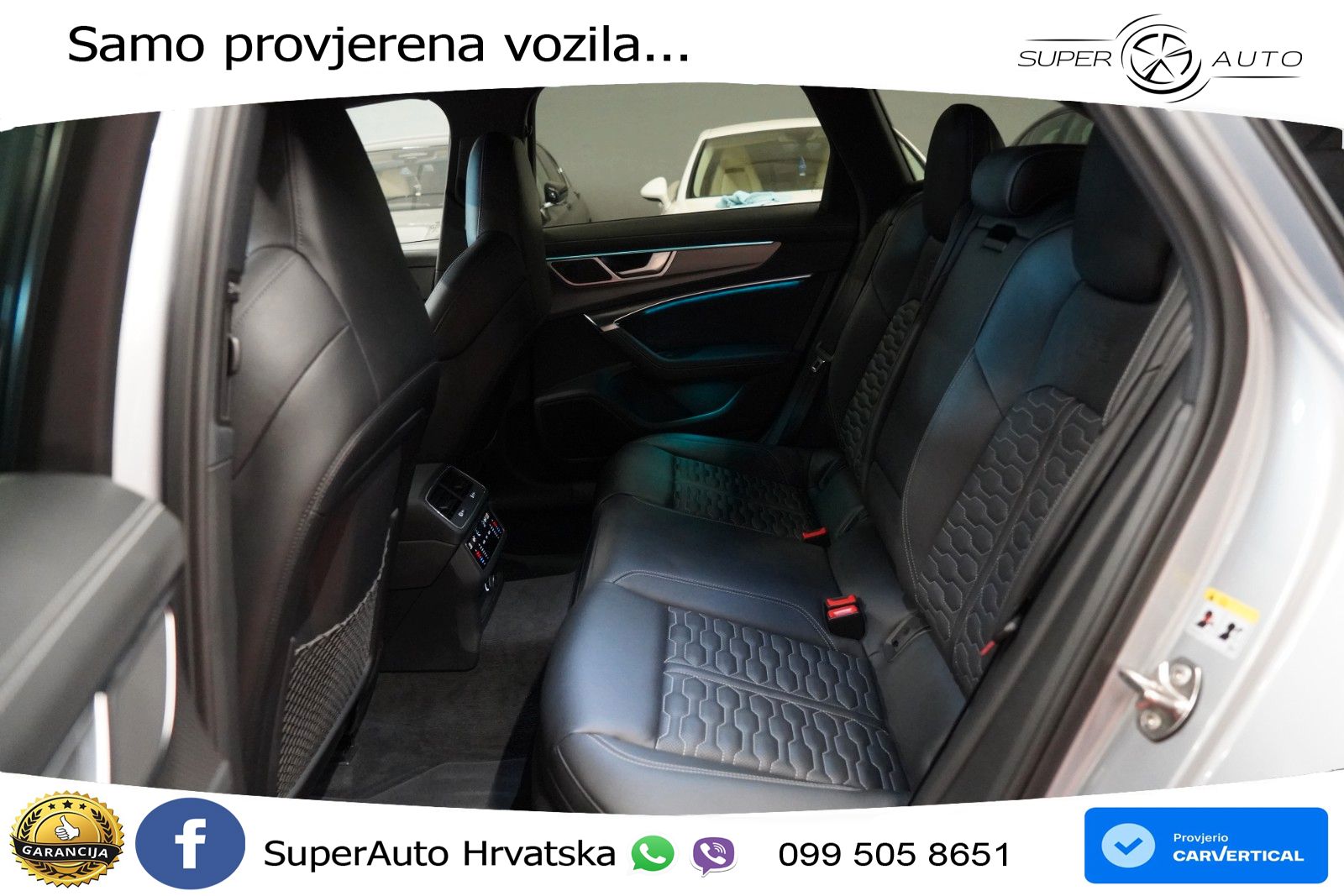 Audi RS6 Avant 4.0 TFSI V8 (600 KS) quattro Tiptronic ZRAČNI+ACC+GR SJED+KAM