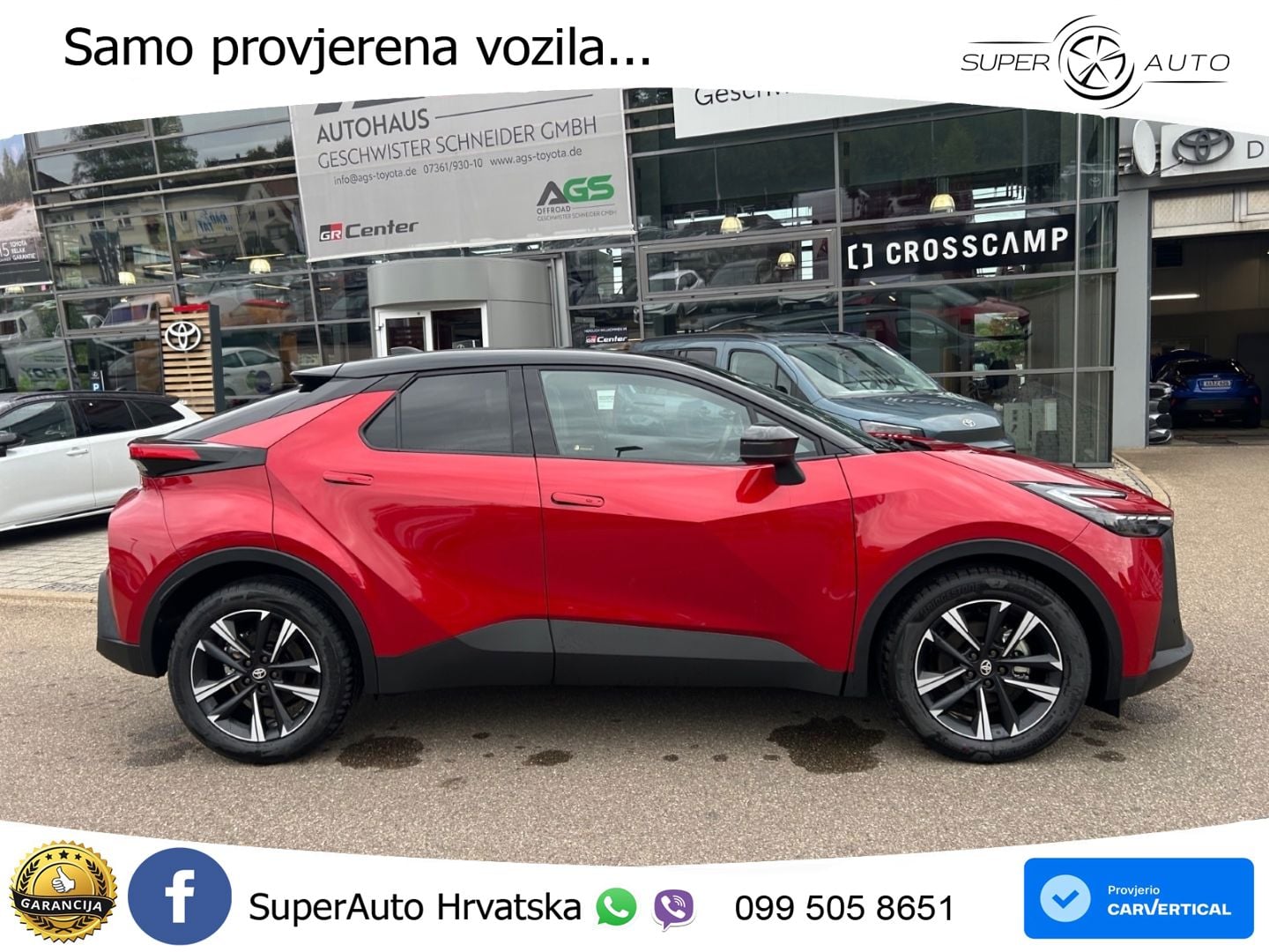 Toyota C-HR 1.8 (140 KS) Hybrid e-CVT Teamplayer LED+GR SJED+ACC