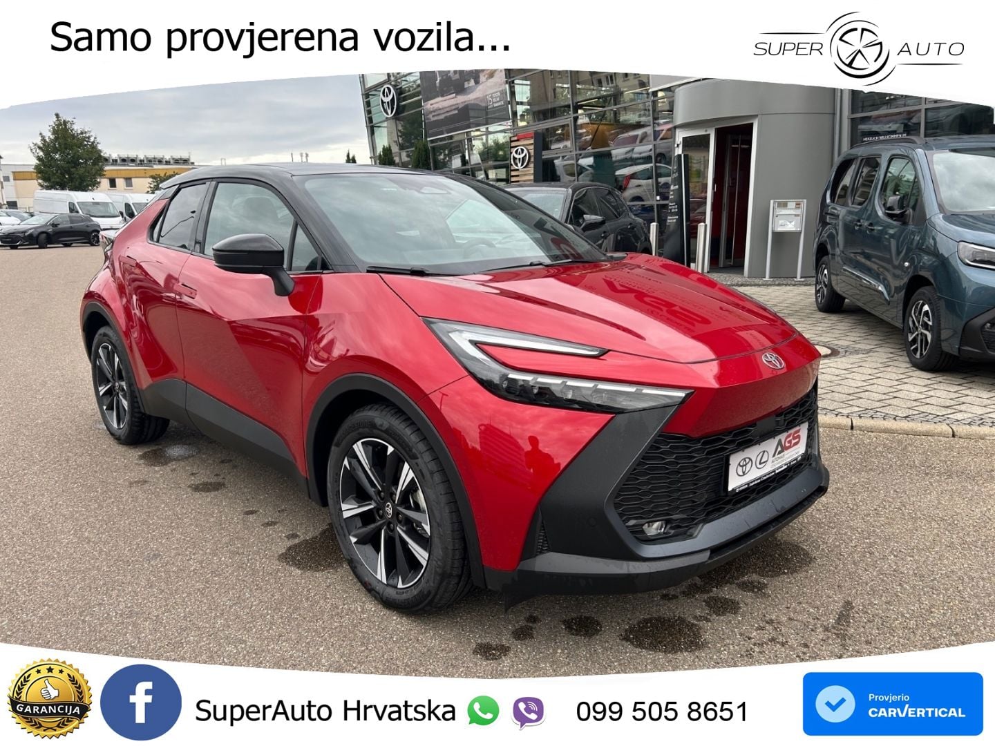 Toyota C-HR 1.8 (140 KS) Hybrid e-CVT Teamplayer LED+GR SJED+ACC
