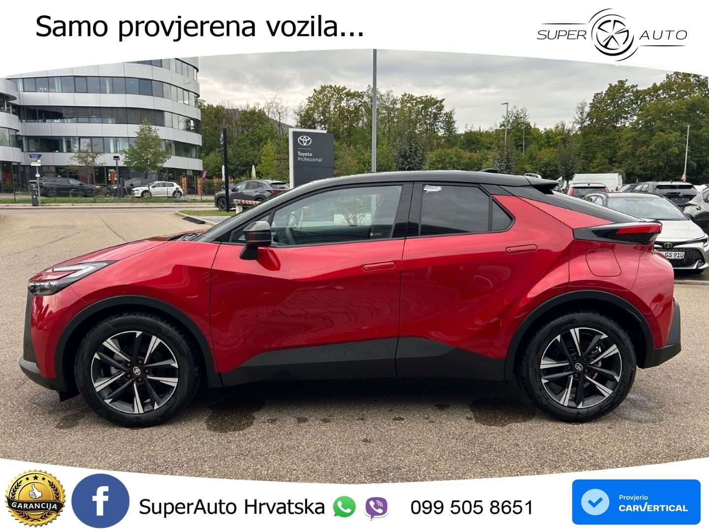 Toyota C-HR 1.8 (140 KS) Hybrid e-CVT Teamplayer LED+GR SJED+ACC