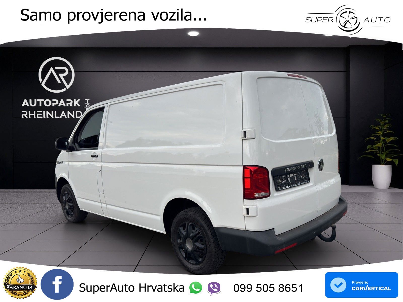 Volkswagen T6 Transporter*KLIMA*AHK*PDC*1-HAND*3-SITZER* 110 KS