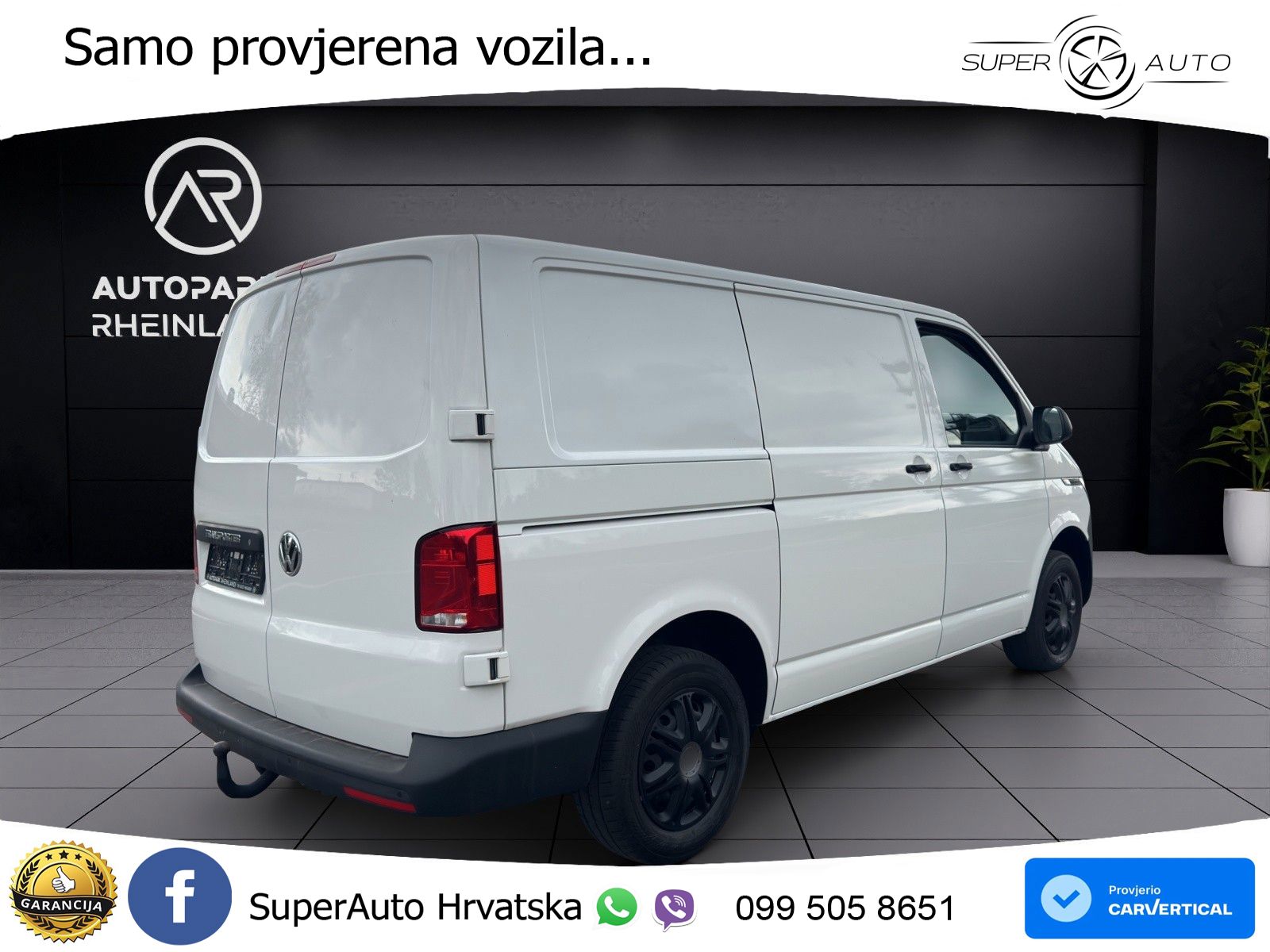 Volkswagen T6 Transporter*KLIMA*AHK*PDC*1-HAND*3-SITZER* 110 KS