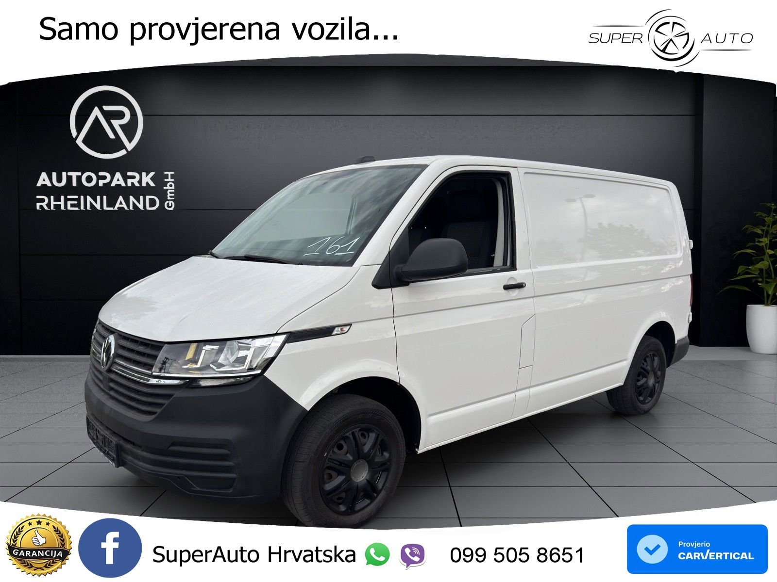 Volkswagen T6 Transporter*KLIMA*AHK*PDC*1-HAND*3-SITZER* 110 KS