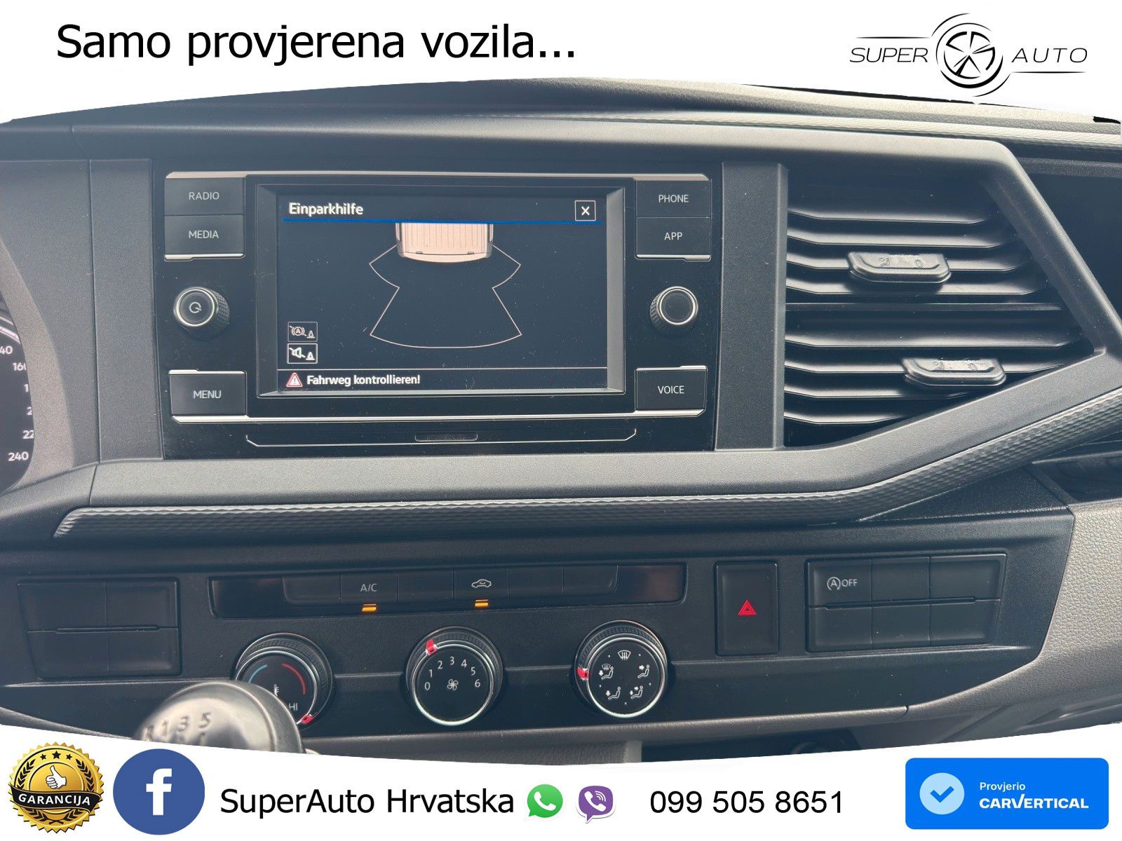 Volkswagen T6 Transporter*KLIMA*AHK*PDC*1-HAND*3-SITZER* 110 KS