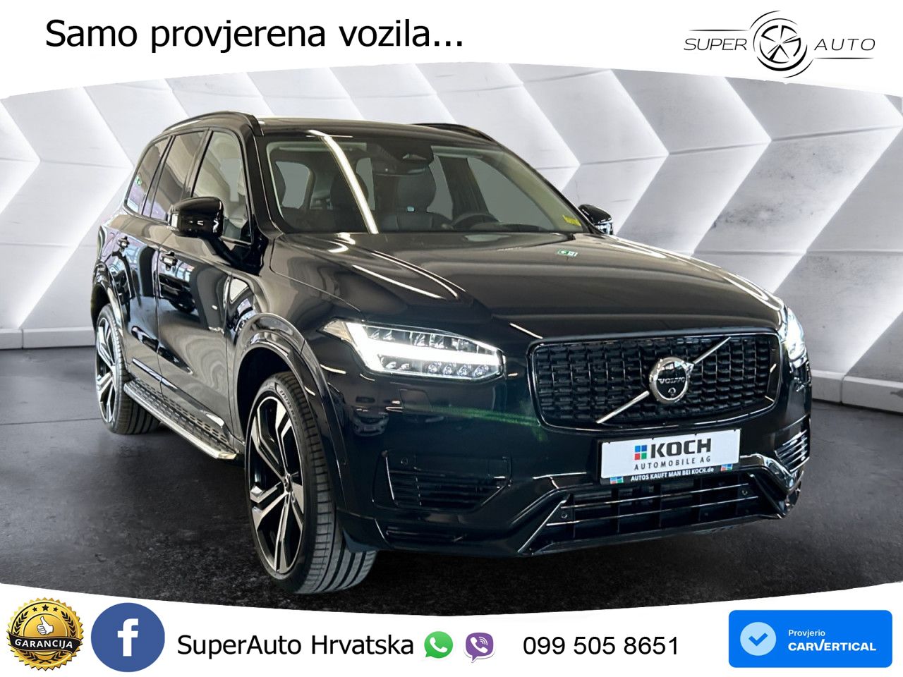 Volvo XC90 2.0 T8 AWD Automatic ACC+HEAD+4xGR SJED+360+PANO