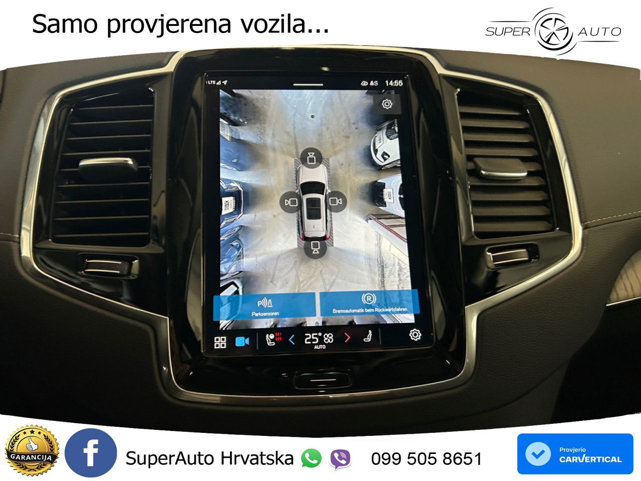 Volvo XC90 2.0 T8 AWD Automatic ACC+HEAD+4xGR SJED+360+PANO