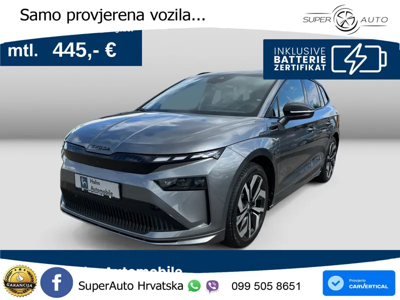 Škoda Enyaq 85 82 kWh (286 KS) SportLine LED+GR SJED+ACC