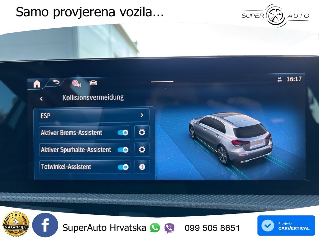 Mercedes-Benz A 200d 8G-DCT AMG LED+GR SJED+ACC