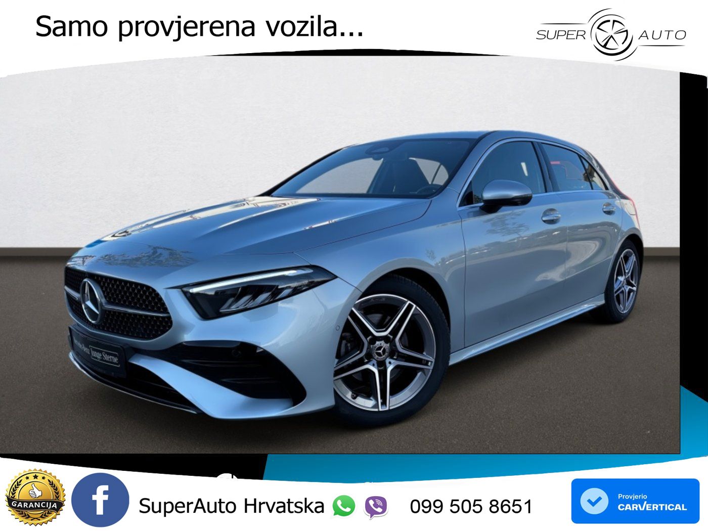 Mercedes-Benz A 200d 8G-DCT AMG LED+GR SJED+ACC
