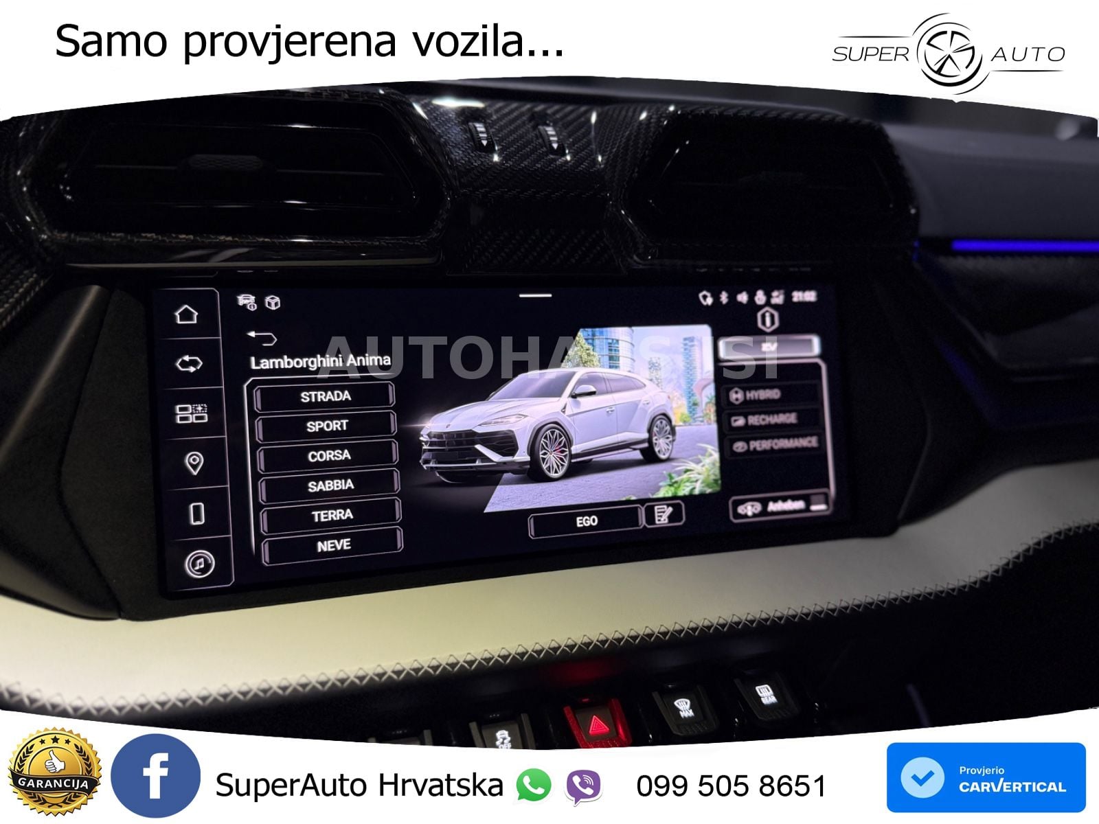 Lamborghini Urus SE 4.0 V8 (800 KS) 4WD Automatic LED+GR SJED+ACC