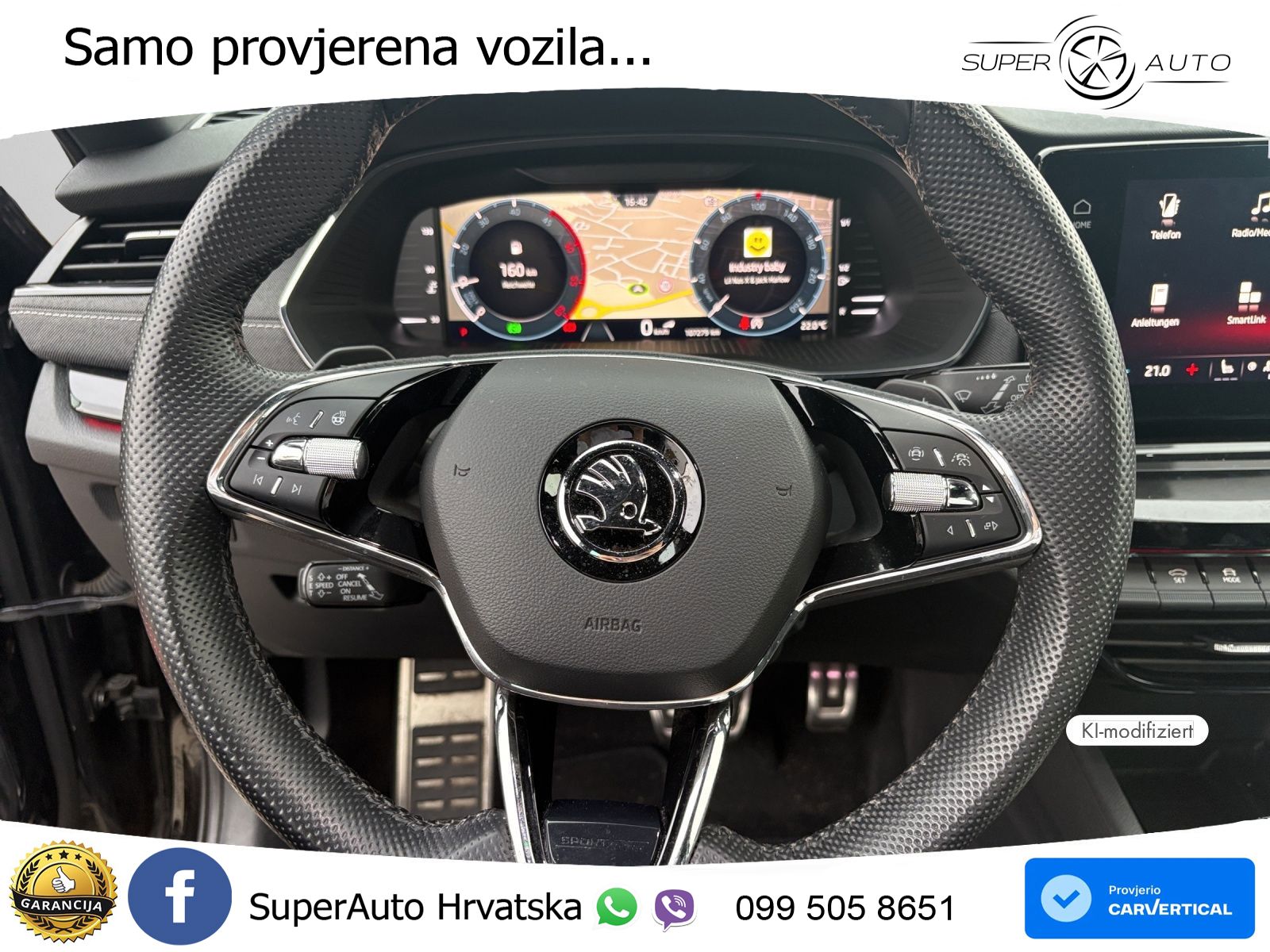 Škoda Octavia Combi 2.0 TDI (150 KS) DSG SportLine LED+GR SJED+ACC