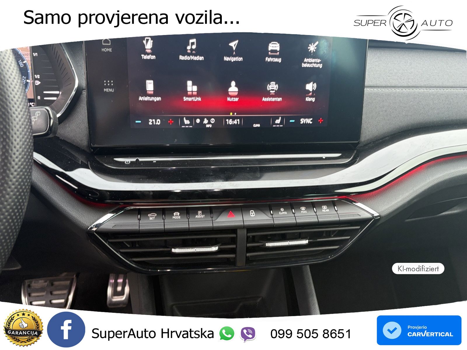 Škoda Octavia Combi 2.0 TDI (150 KS) DSG SportLine LED+GR SJED+ACC