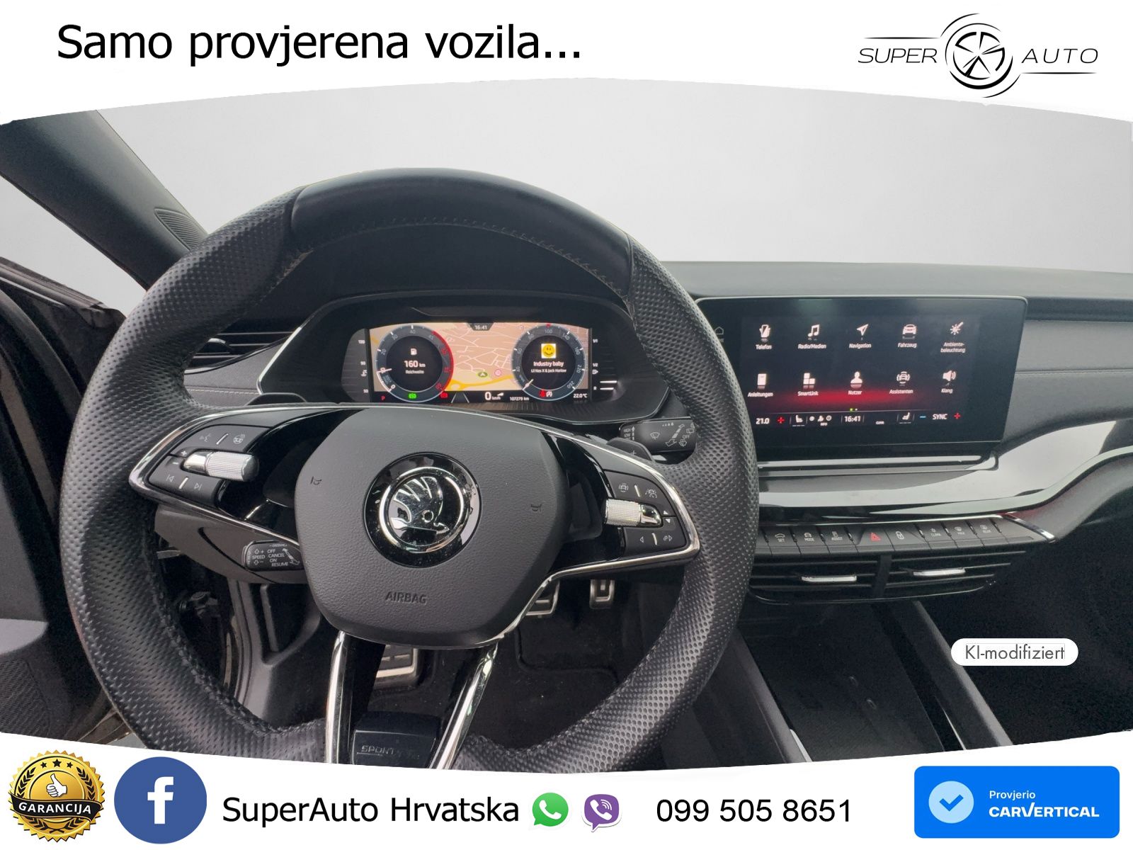 Škoda Octavia Combi 2.0 TDI (150 KS) DSG SportLine LED+GR SJED+ACC