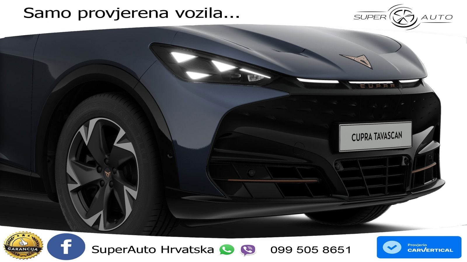 Cupra Tavascan 82 kWh (286 KS) LED+GR SJED+ACC