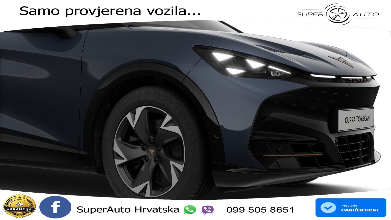 Cupra Tavascan 82 kWh (286 KS) LED+GR SJED+ACC