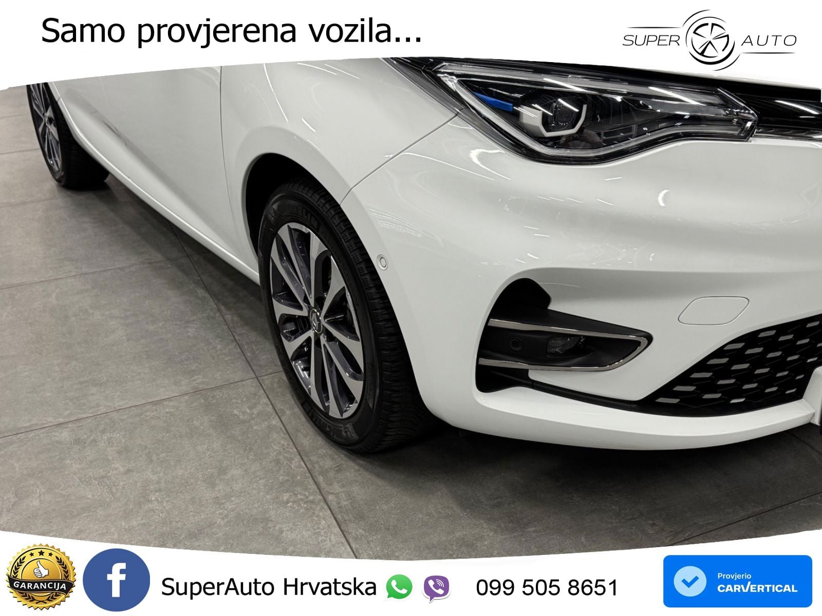 Renault Zoe 52 kWh (135 KS) Electric Techno