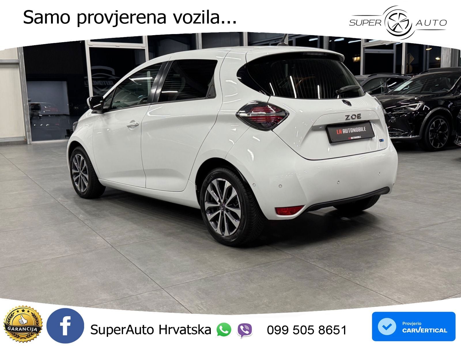Renault Zoe 52 kWh (135 KS) Electric Techno