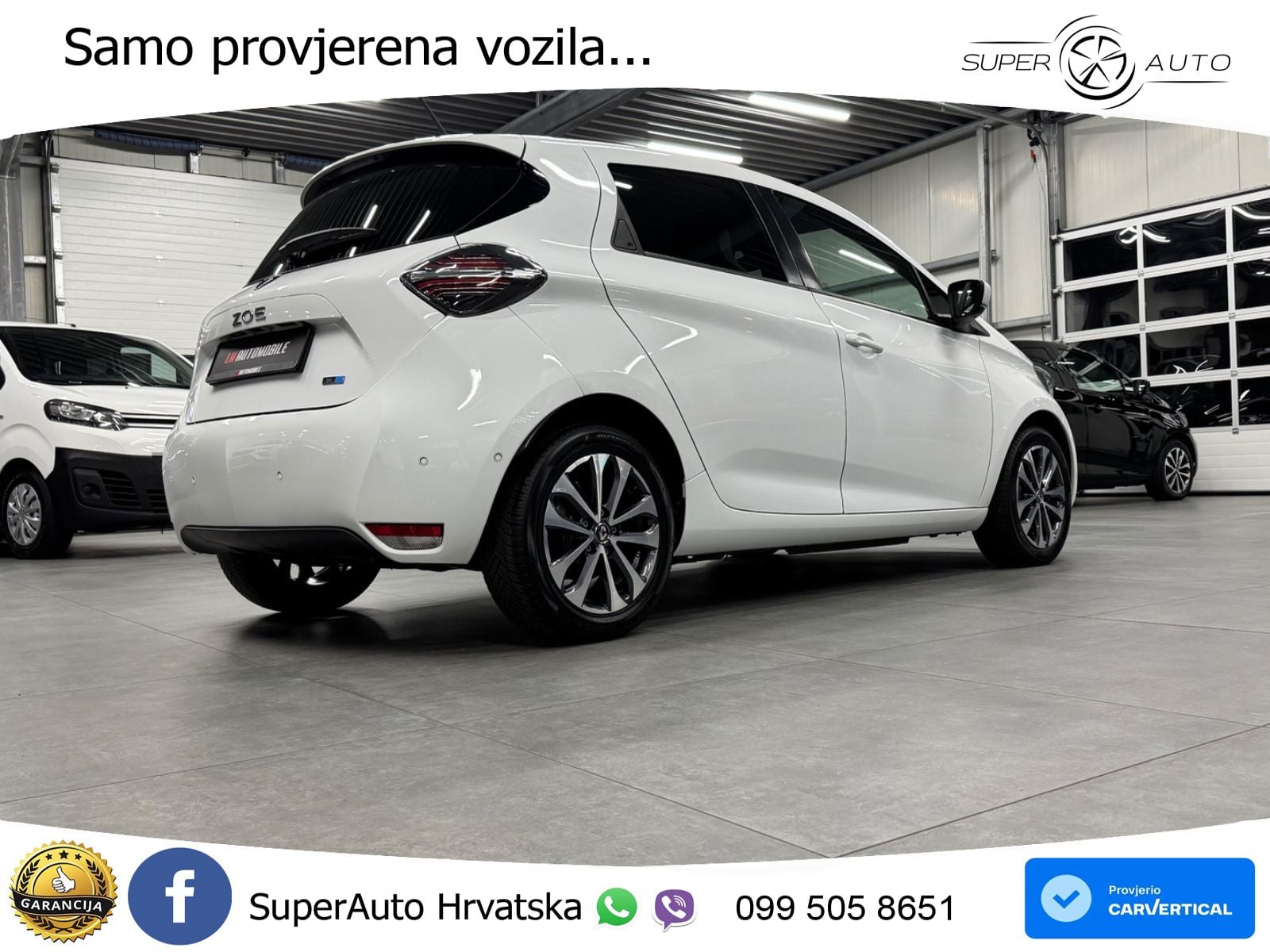 Renault Zoe 52 kWh (135 KS) Electric Techno