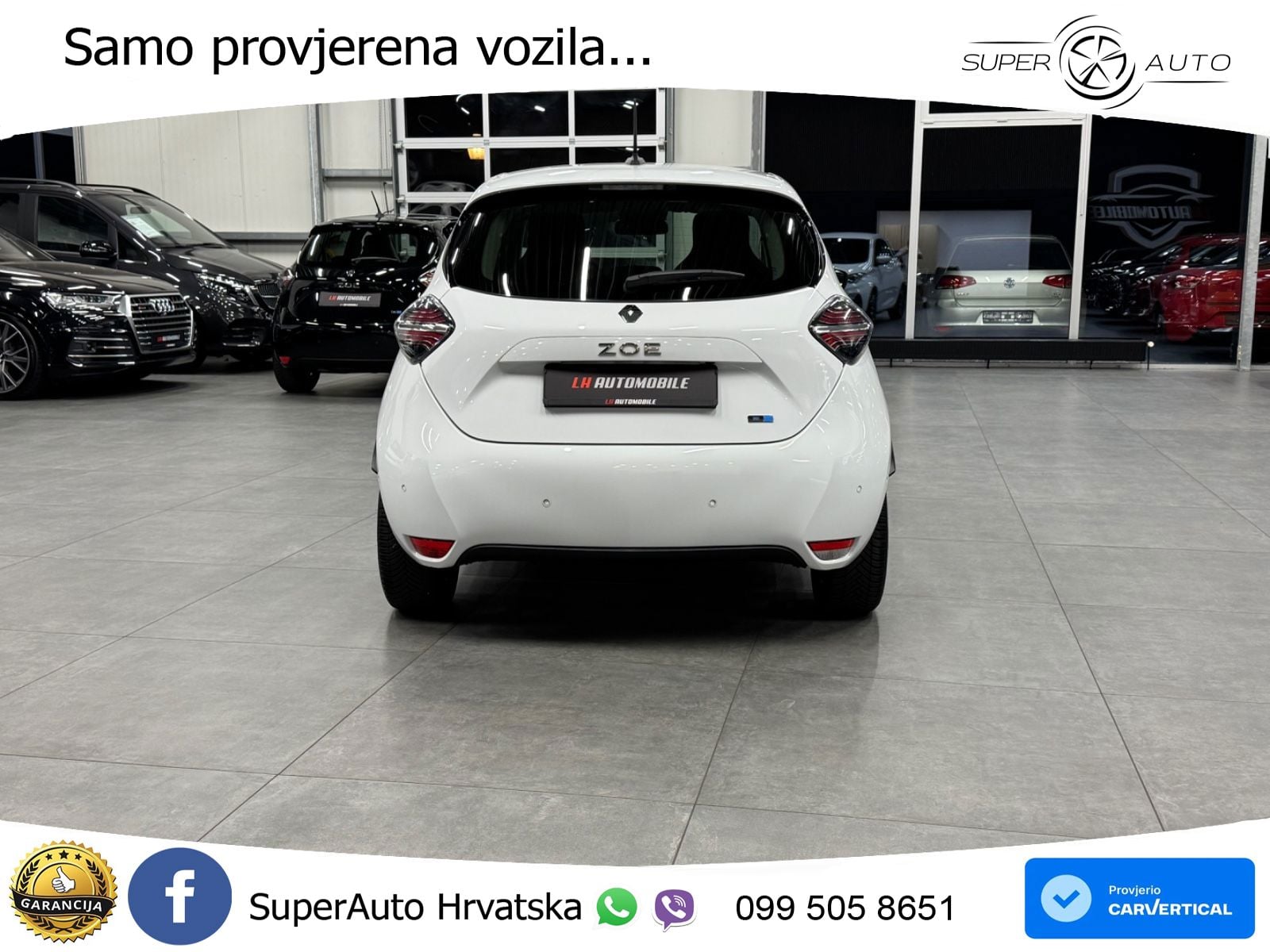 Renault Zoe 52 kWh (135 KS) Electric Techno