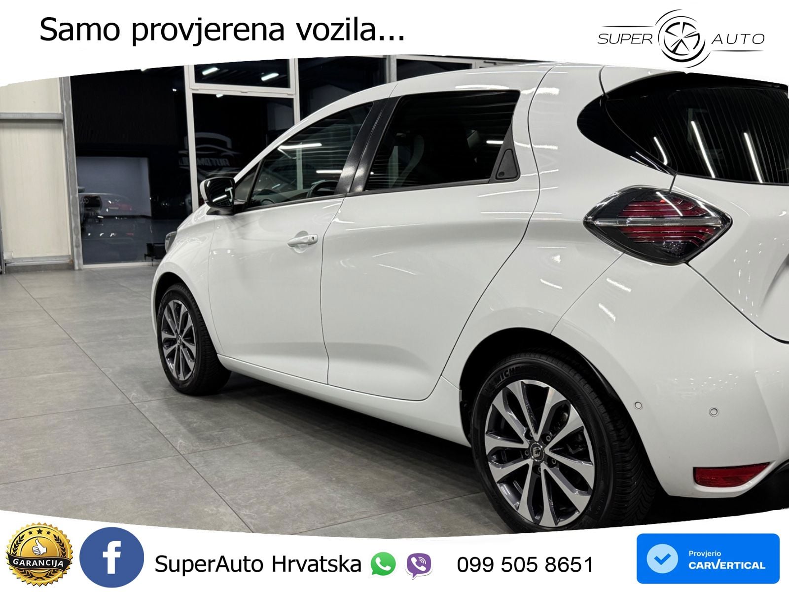 Renault Zoe 52 kWh (135 KS) Electric Techno