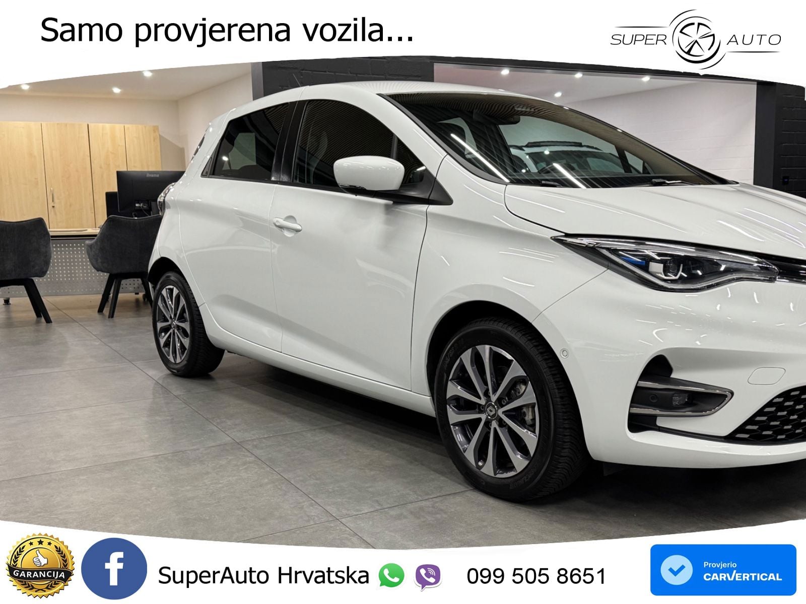 Renault Zoe 52 kWh (135 KS) Electric Techno