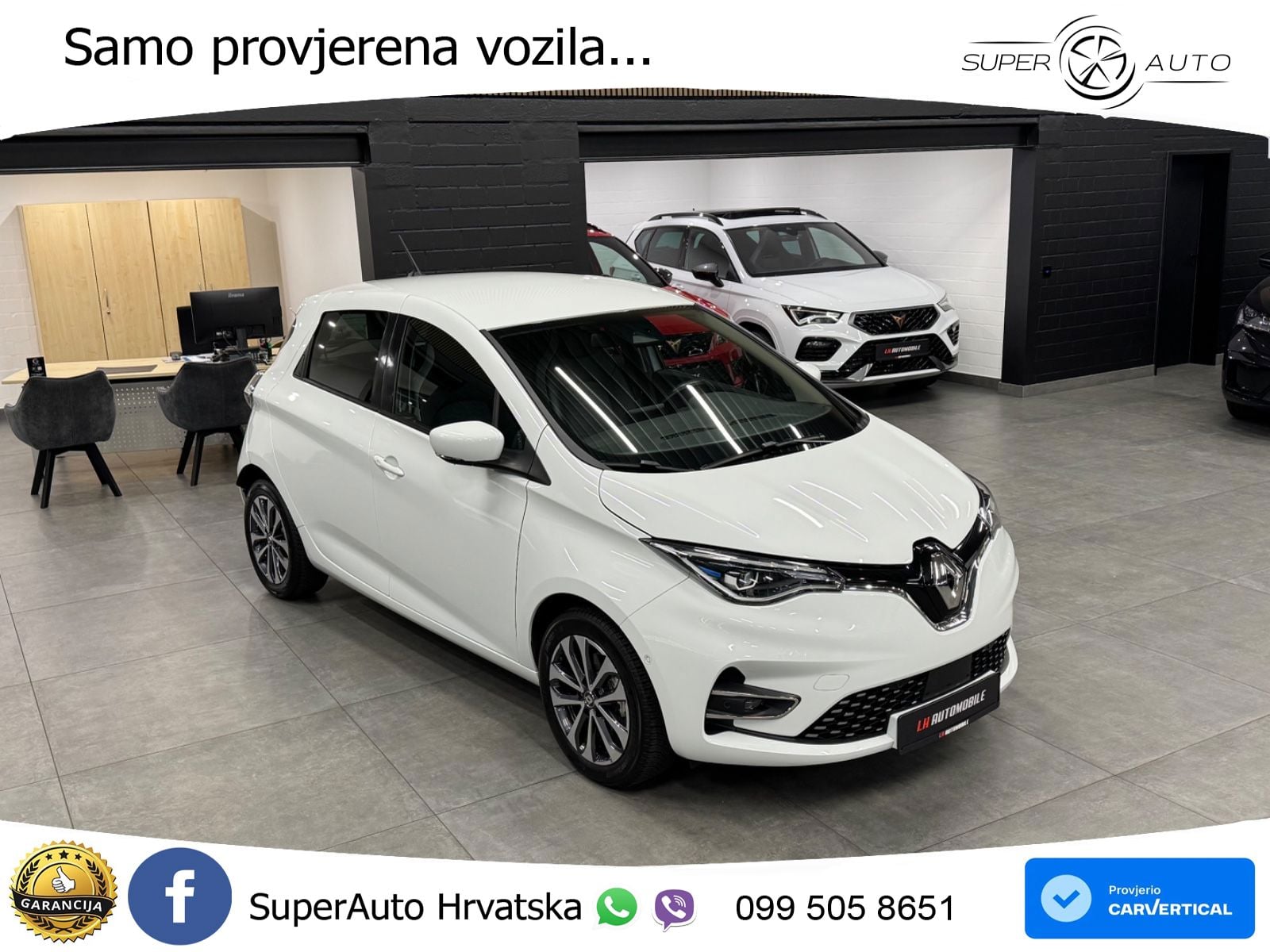 Renault Zoe 52 kWh (135 KS) Electric Techno