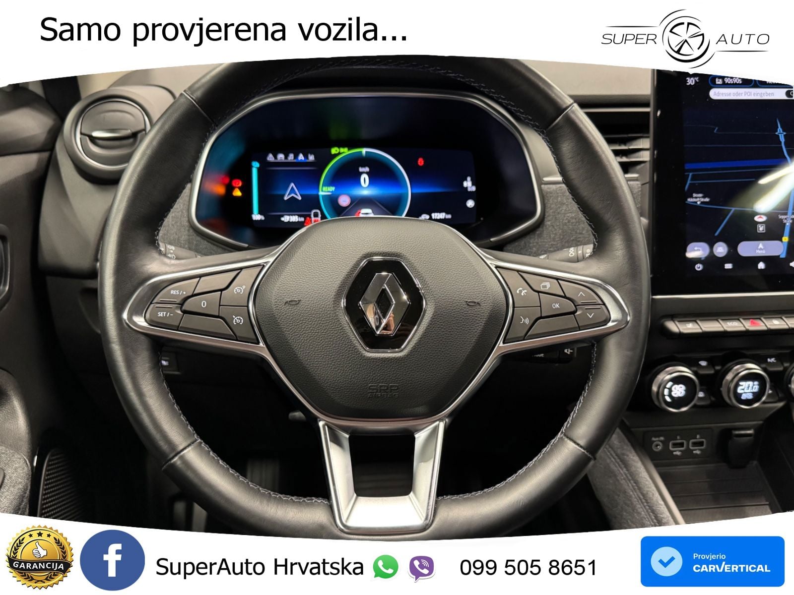 Renault Zoe 52 kWh (135 KS) Electric Techno