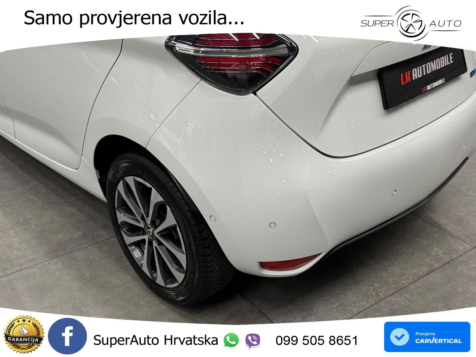 Renault Zoe 52 kWh (135 KS) Electric Techno