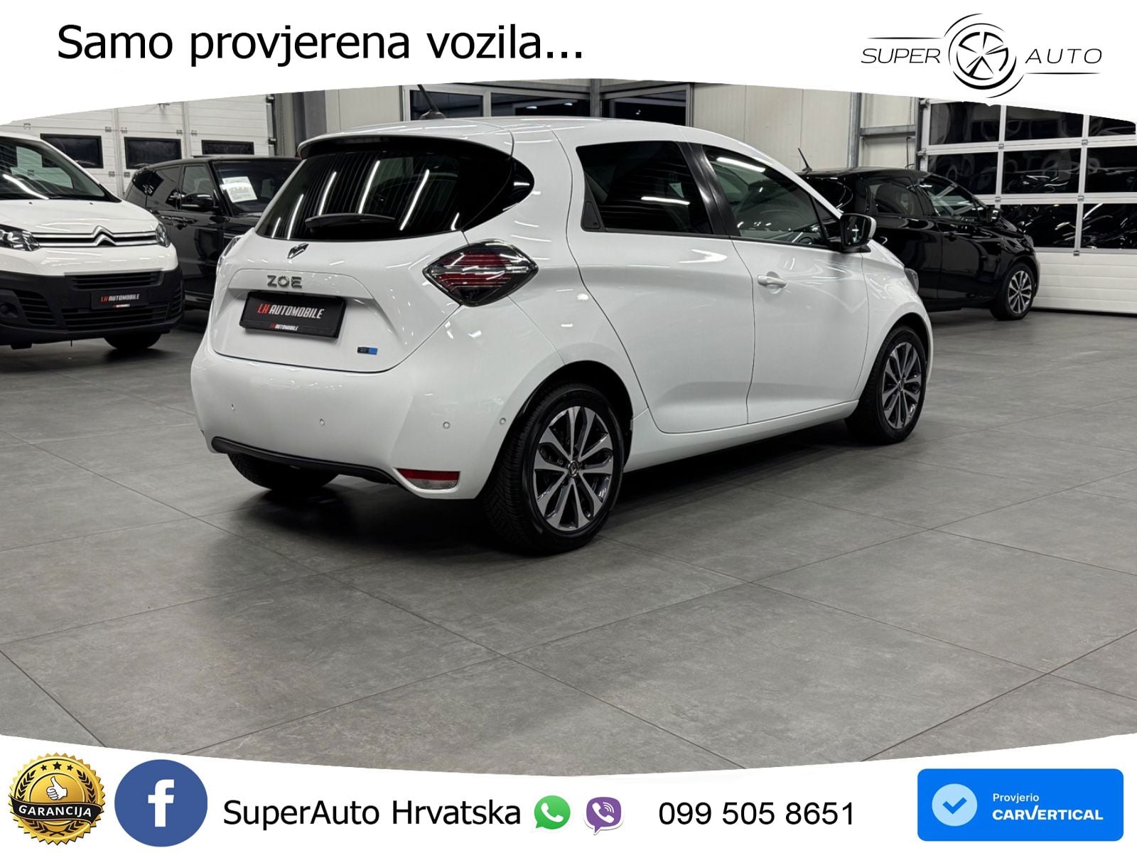 Renault Zoe 52 kWh (135 KS) Electric Techno