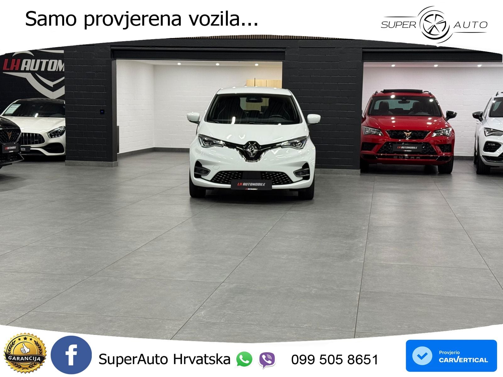 Renault Zoe 52 kWh (135 KS) Electric Techno