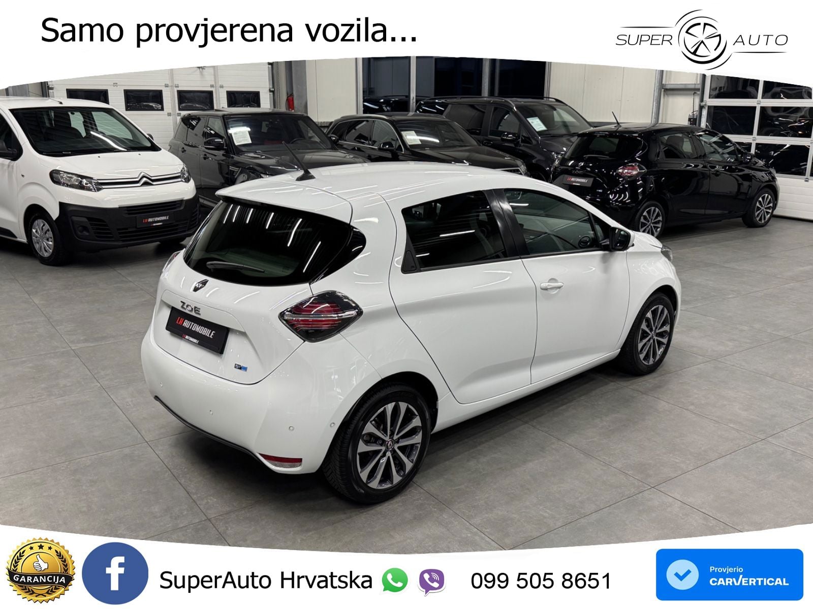 Renault Zoe 52 kWh (135 KS) Electric Techno