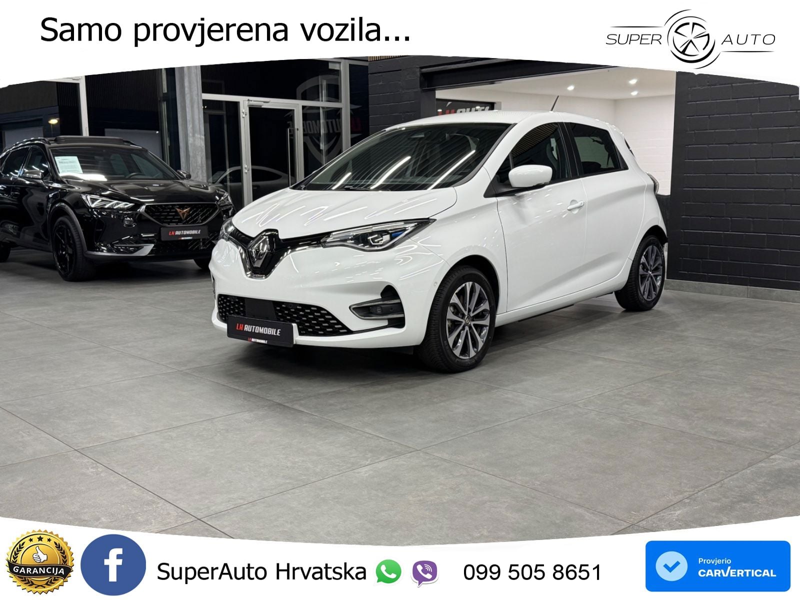 Renault Zoe 52 kWh (135 KS) Electric Techno