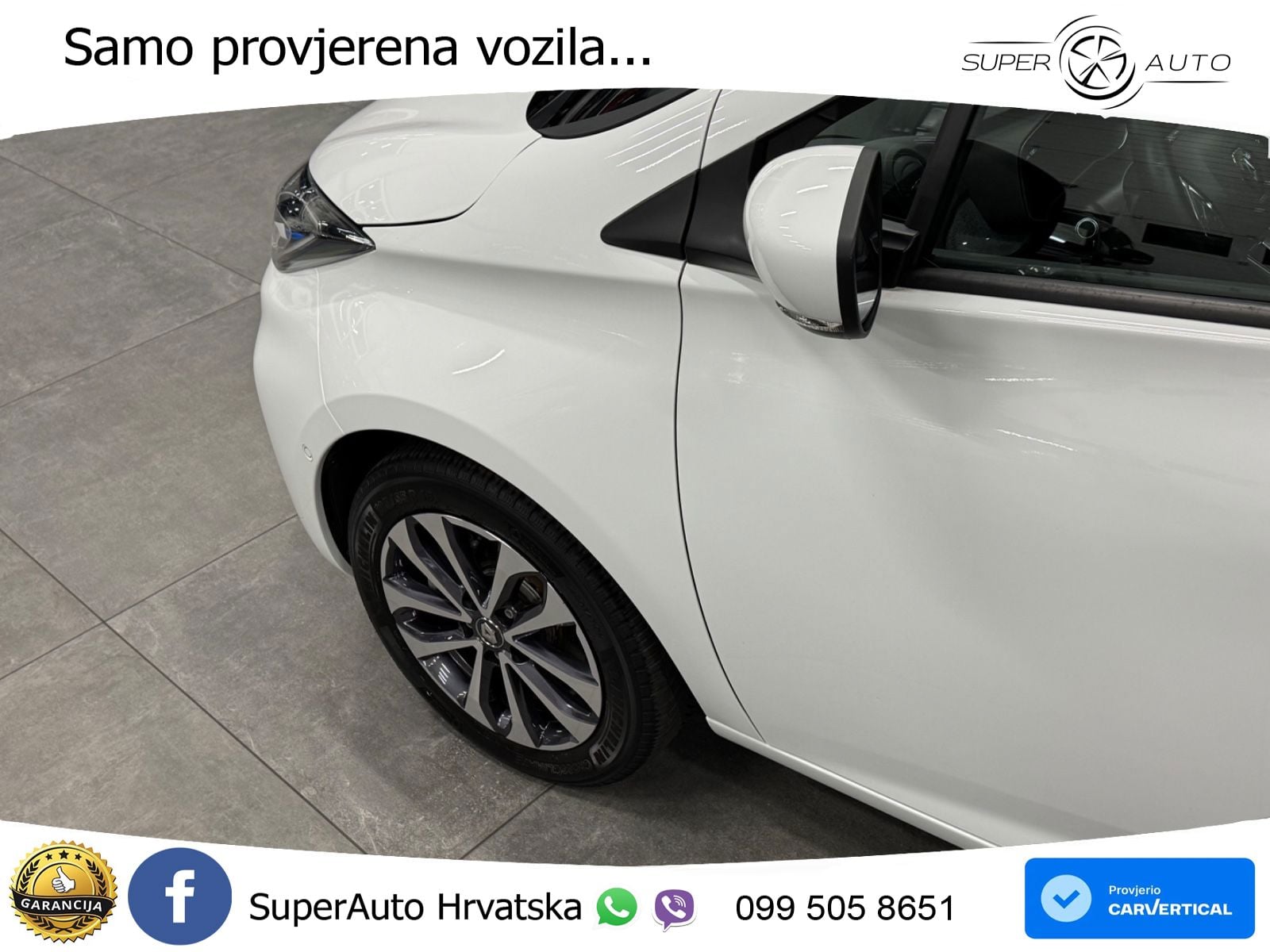 Renault Zoe 52 kWh (135 KS) Electric Techno